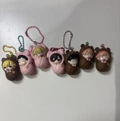 桜蘭高校ホスト部 おくるみマスコット 全種コンプセットのサムネイル