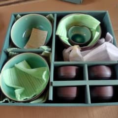 値引き 翔川　民芸陶器　碗　小鉢　窯変　貫入　和食器セット　未使用　長期保管品のサムネイル