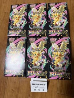MEGAドリームex 6box ペりペり無しシュリンク無し ポケモンカードゲームのサムネイル