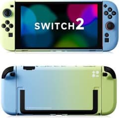Switch2 カバー Nintendo ハードカバー グリーン ブルーのサムネイル