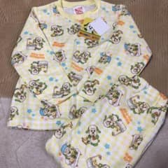 ワンワン　ニットキルトパジャマ　しまむらのサムネイル