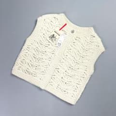 新品 SEMI COUTURE 刺繍ニットベスト ホワイト サイズM*KD242 新品 SEMI COUTURE 刺繍ニットベスト ホワイト サイズM*KD242 - メルカリ