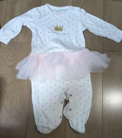 next baby プリンセス足つきロンパースのサムネイル