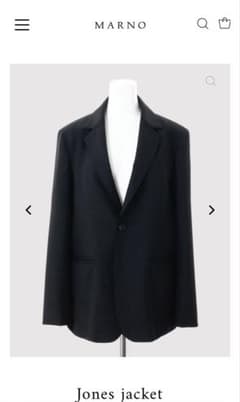 新品未使用タグ付き】MARNO Jones jacket ブラック - メルカリ