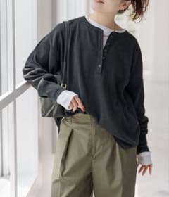 Spick and Span 2枚SETヘンリーネックプルオーバー ブラックのサムネイル