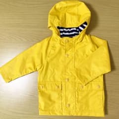 baby  GAP　裏地付きレインコート　美品のサムネイル