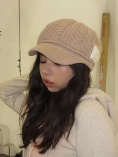 帽子 andmary Mary casquette mocha 正規品】ANDMARY Mary casquette mocha - メルカリ