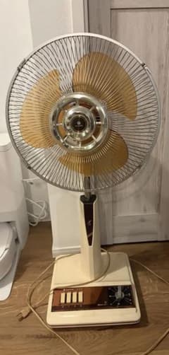 SANYO サンヨー 扇風機 昭和レトロ アンバーカラー - メルカリ