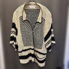 MAISON SPECIAL クロシェ編み 半袖カーディガンのサムネイル