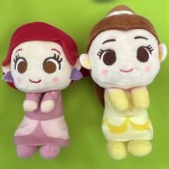 ディズニー　アリエルとベル　プリンセスぬいぐるみのサムネイル