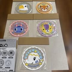 【新品未使用】あつ森クリアラバーコースター 5枚セット ブーケ ペーター他ガチャ
