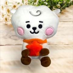 301 BTS BT21 RJ 봉제인형 키홀더 모바일 스탠드