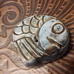 李朝♥魚形陶器♥水滴♥書道具♥瑠璃釉 焼き物♥古美術 - メルカリ