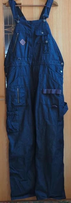 【grn outdoor】難燃 デニム オーバーオール HIASOBIのサムネイル