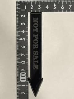 コレクション用アクリルタグ NOT FOR SALEミリタリー ステンシルのサムネイル