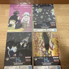 HUNTER×HUNTER 이치 반 쿠지 H상 클리어 파일 4종 세트