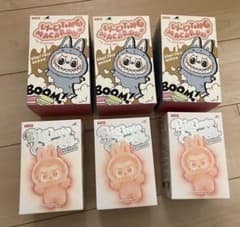 新品 ラブブ エナジー マカロン ぬいぐるみキーホルダー 6点セット