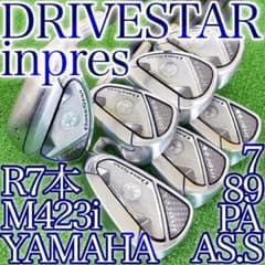 ソ72☆インプレスドライブスター 7本アイアンセット M423i YAMAHA