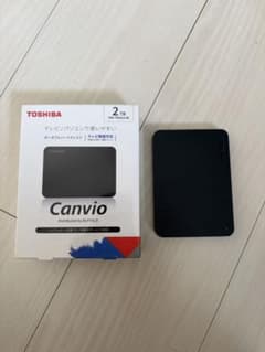 未使用TOSHIBA CanviポータブルHDD 2TB HD-TPA2U3-B - メルカリ