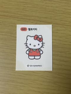 〈韓国限定〉キティ　サンリオパン　ステッカーのサムネイル