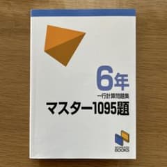 日能研 マスター1095題 一行計算問題集 6年のサムネイル