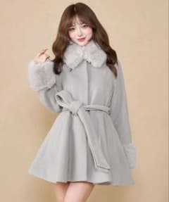 신품 격레어 정가 25,300엔 Darich 웨스트 벨트 멜튼 코트