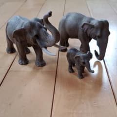 schleich シュライヒ　動物フィギュア　インドゾウ親子セットのサムネイル