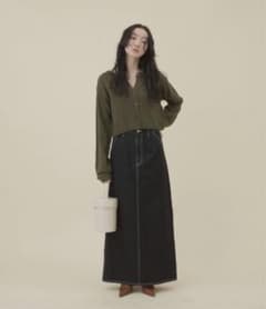 GIUNON ロングデニムスカートのサムネイル