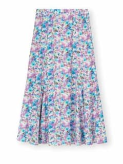 チェリー様専用！GU 蜷川実花コラボ　フラワーロングスカートのサムネイル