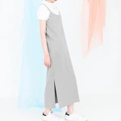 KBF＊リブキャミソールロングワンピ＊freeのサムネイル