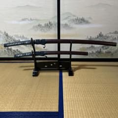 日本刀模造刀 刀掛け 刀置き 骨董品 - メルカリ