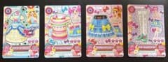 アイカツ カード 4枚セット カントリーガーデンワンピ ボーダーニットのサムネイル