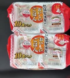 アイリスオーヤマ おいしいごはん 120ｇ 10食パック　2袋セットのサムネイル