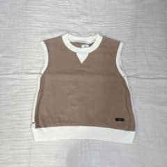 nous キッズ ノースリーブ 100cm ブラウン