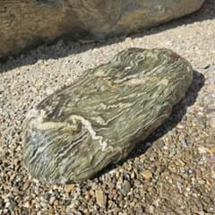 三波石 12.1kg 群馬県旧鬼石町産 日本銘石 三波川 水石 鑑賞石 青石 