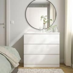 IKEA MALM チェスト 3段 - メルカリ