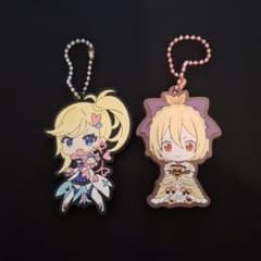 中古品】Re:ゼロから始める異世界生活 ラバーストラップ 2個まとめ売り