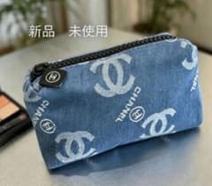 CHANEL シャネル ノベルティ デニムポーチ b l 1133 - メルカリ