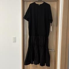新品 半袖 ドッキングワンピース 黒 vin ヤマダヤ YAMADAYA - メルカリ