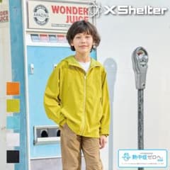 ワークマン　X shelter 暑熱α フーディ　キッズ　150 ホワイトのサムネイル