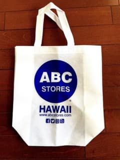 ABC STORES ショッピングバッグ ホワイトのサムネイル