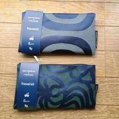 新品未開封］フィンランド航空ビジネスアメニティマリメッコポーチ2個