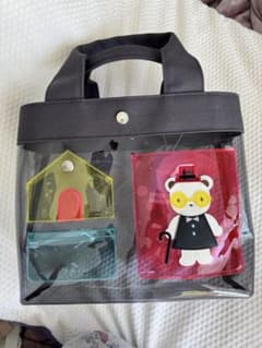 新品familiar クリアトートバッグ - メルカリ