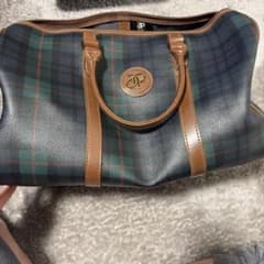 チェック柄ボストンバッグのサムネイル