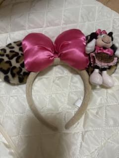 ミニー カチューシャ ヒョウ柄のサムネイル