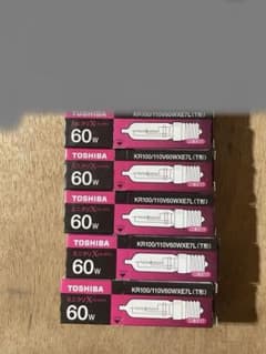 TOSHIBA ミニクリX KR100/110V60WXE7L T型 7個セット - メルカリ