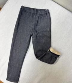 キッズ服 裏起毛 パンツ 100 もこもこのサムネイル