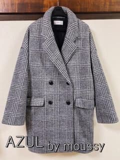 AZULbymoussy (アズール)チェスターコート グレー　ジャケットのサムネイル