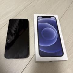 Apple iPhone 12 128GB ブラック 背面割れなど訳ありのサムネイル