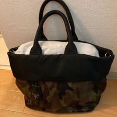 PRADA カモフラージュ柄　リバーシブルトートのサムネイル